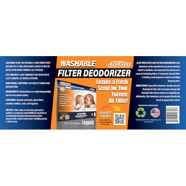 UOK Electrostatic Air Filter Deodorizer